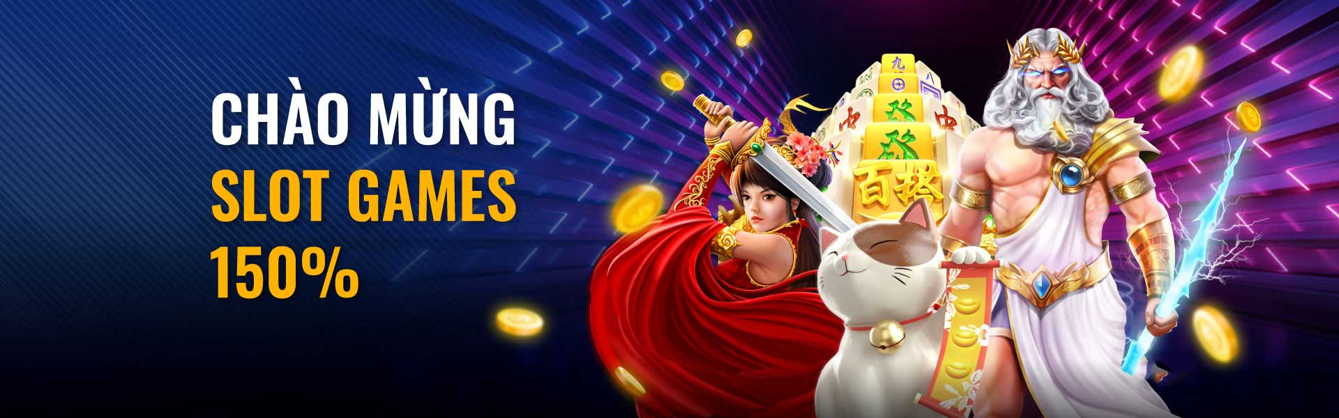 banner khuyến mãi sảnh slot game